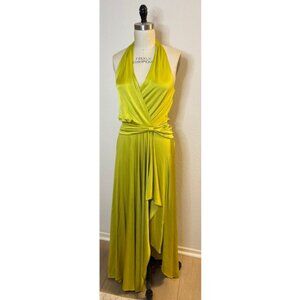 BCBGMAXAZRIA Lemongrass IVY Halter Dress